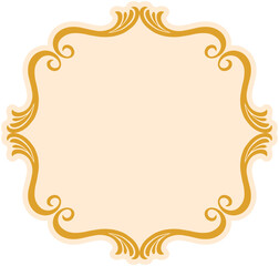 Classical style frame