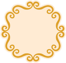 Classical style frame
