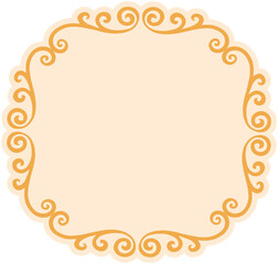 Classical style frame
