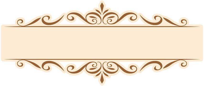 Carved title frame box
