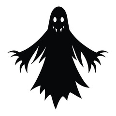 vector illustration of an Halloween ghost