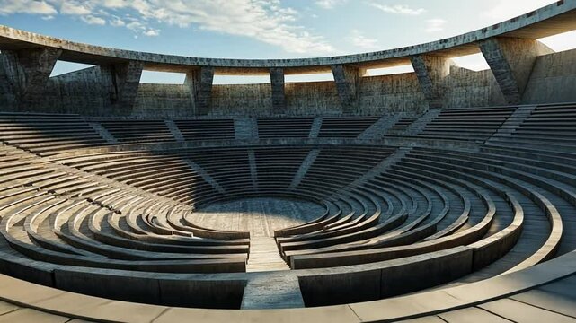 Ancient Amphitheater: A Concrete Colosseum of Modern Design
