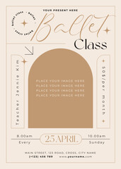 Ballet Class Flyer © solmedia