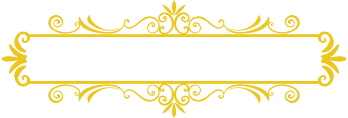 Carved title frame box