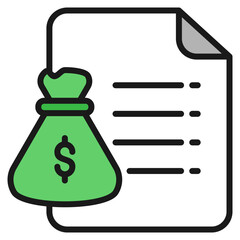 Expense Sheet Icon