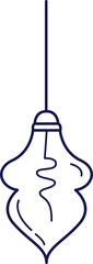 Doodle Light Bulb Clipart Element