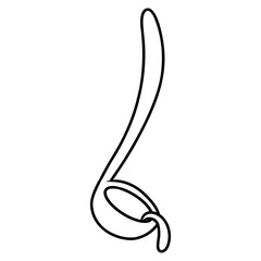 ladle kitchenware icon vector