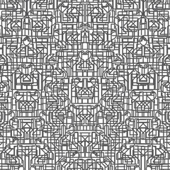 Dense line texture with symmetrical pattern