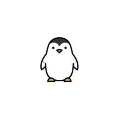 Obraz premium Kawaii Penguin Drawing