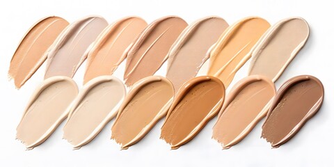 Diverse Range of Foundation Shades for All Skin Tones.