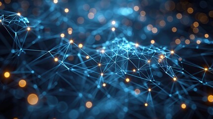 Network of Global Connections Showcasing Teamwork and Innovation in Business