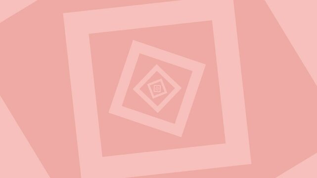 Abstract Geometric Tunnel With Erratic Movements Background in 4K, rotating squares tunnel, abstract tunnel animation, spasmodic movements, moving geometric shapes