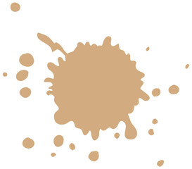 Coffee Stain Vector Illustration