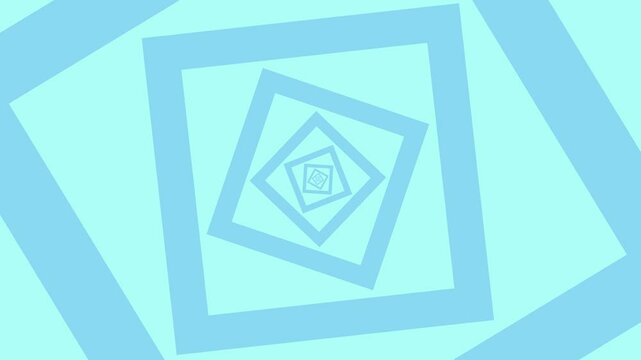 Dynamic Spasmodic Squares Tunnel Animation Background in 4K, rotating squares tunnel, abstract tunnel animation, spasmodic movements, moving geometric shapes