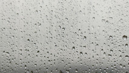 water droplets on a window pane