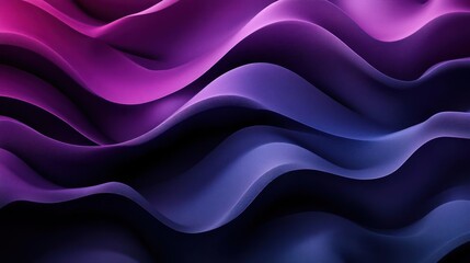 Fototapeta premium Abstract wavy pattern with purple and blue hues