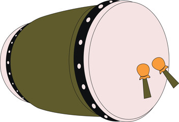 Mosque Drum Illustration