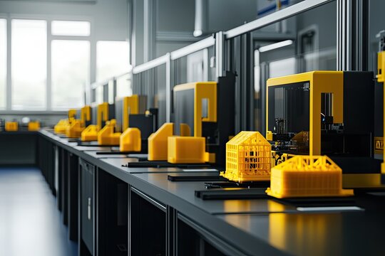 3D Printing Assembly Line Producing