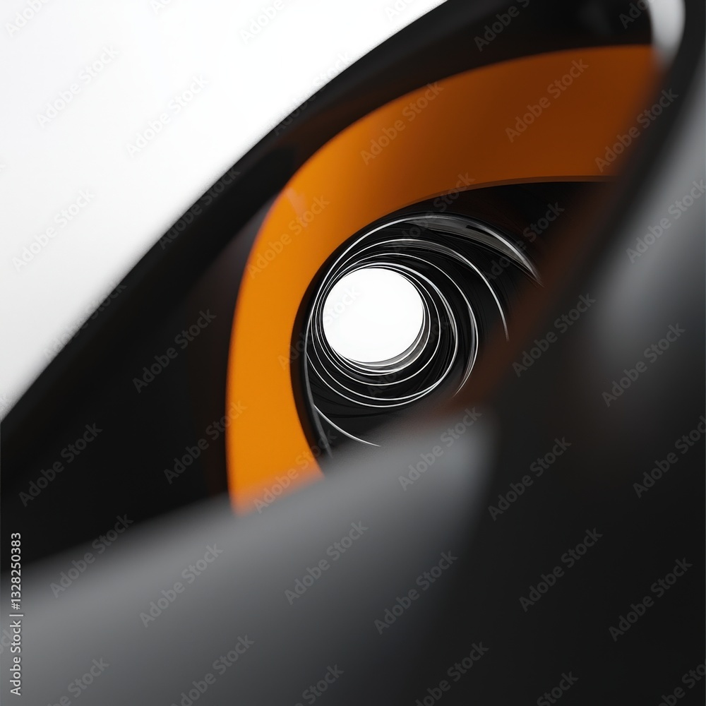 Poster intriguing spiral shaped object displaying unique design and pattern in a captivating perspective