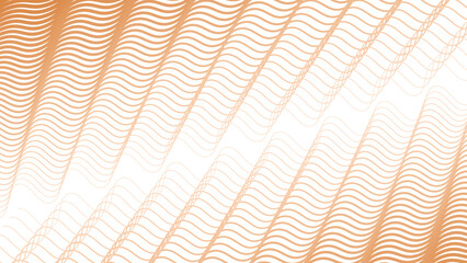 Orange stripes wave pattern background for fabric style