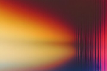 Illuminated Stage Curtains Displaying Vibrant Colors Creating Abstract Atmosphere