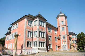 Classic building Lobdengau Museum for german people and foreigner travelers visit and travel at Ladenburg town