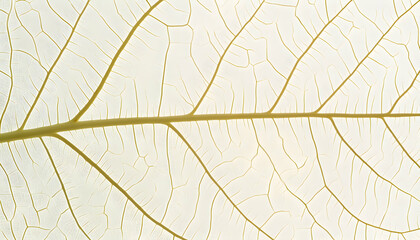 Intricate leaf vein structure, detailed macro photography of a translucent leaf skeleton, showcasing nature's elegant design.