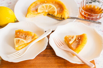 炊飯器でレモンヨーグルトケーキ