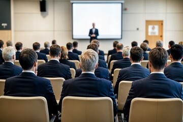 Business meeting corporate conference seminar professional presentation team audience speaker room teamwork success strategy development executive leadership reunión negocios conferencia corporativa