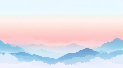 A pastel-toned sky at dawn with a blank area for text pic