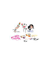 happy new year, god of wealth, nail glasses, hair, fashion, ring, gold, diamond