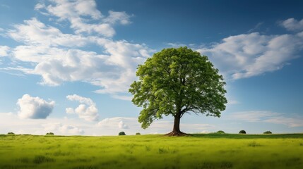 Obraz premium nature tree in field