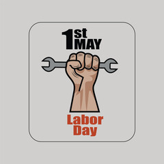 Collection of Labor Day themed illustrations and icons, labor day all elements icon set