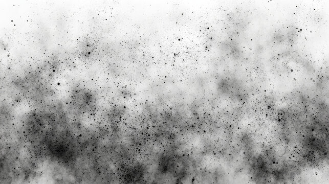 Abstract ink splatter background with black and gray tones, creating moody atmosphere