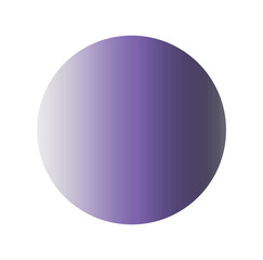 round violet foil sticker element	