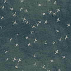 birds migrating on dark grey blue backgorund
