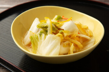 ゆず白菜浅漬け