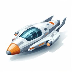 Fototapeta premium an AI Image Generator, Futuristic Spacecraft for Science Fiction