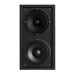 Fototapeta premium Minimalist Low Volume Speaker Isolated on White Background