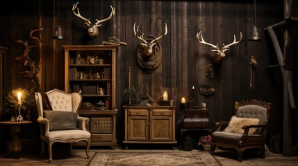 seclusion wooden walls