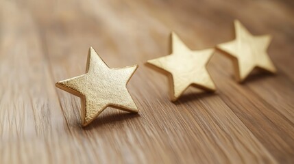 survey system where clients rate services with five stars and leave constructive feedback to improve service and business reputation.
