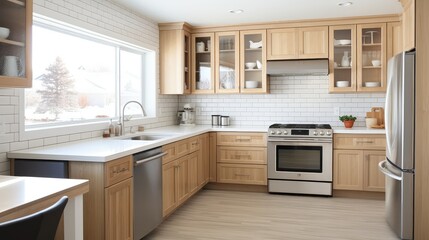 countertops wood kitchen cabinets