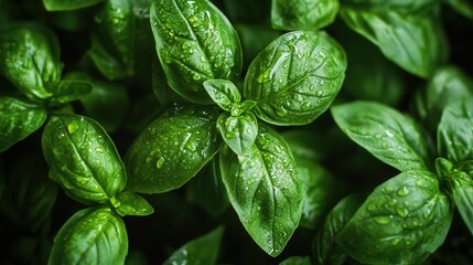 fresh spring herbs like basil and mint bring new flavors to dishes.
