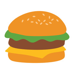 National Hamburger Day Sticker illustration