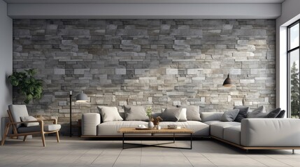 Fototapeta premium modern seamless stone wall