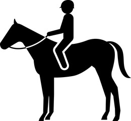 乗馬のアイコン