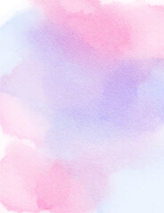 Obraz premium cute abstract watercolor illustration of colorful soft pastel background wallpaper
