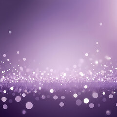 Obraz premium A lilac purple bokeh background with scattered glimmers, elegant and aesthetic. lilac, light, bokeh, purple, violet, soft, dreamy, abstract, flower, bright