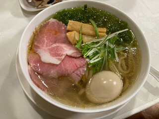 Japanese ramen noodle with soup 