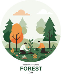 Minimalist Design for Environmental Awareness and Forest Protection